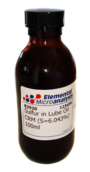 Sulfur in Lube Oil (S=6.043%) 100ml  See Cert 8581099